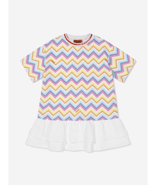 Missoni Girls Zig Zag Jersey Dress in Multicolour Amélioration de cerveau avec