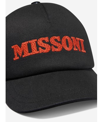 Missoni Kids Logo Cap in Black pour bénéficier 