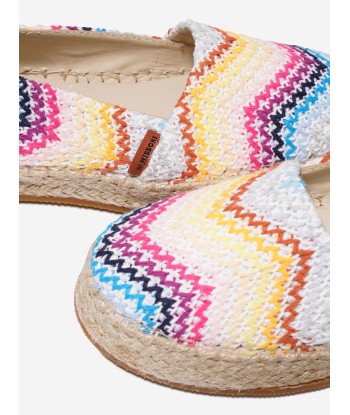 Missoni Girls Zig Zag Espadrilles in Multicolour de votre