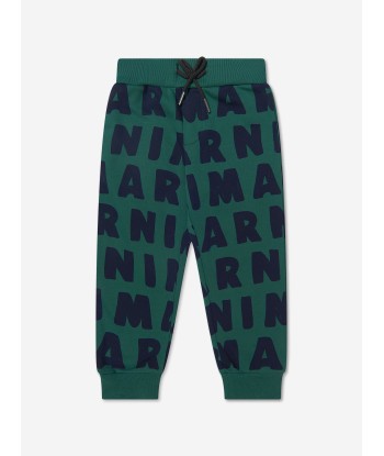 MARNI Boys All Over Logo Print Joggers en ligne