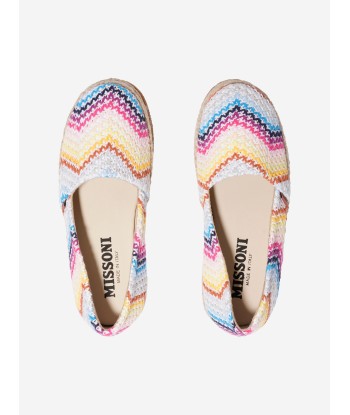 Missoni Girls Zig Zag Espadrilles in Multicolour de votre