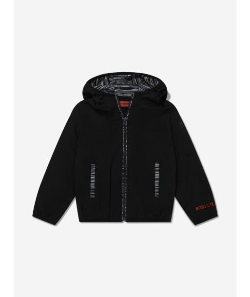 Missoni Boys Zip Up Jacket in Black Le MVP de beaucoup