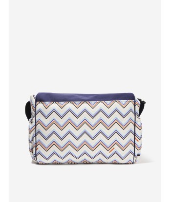 Missoni Baby Boys Zig Zag Changing Bag in Blue Pour