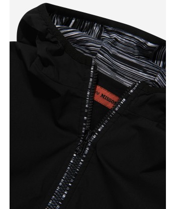 Missoni Boys Zip Up Jacket in Black Le MVP de beaucoup