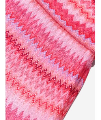 Missoni Girls Zig Zag Knit Dress in Pink prix