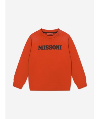 Missoni Boys Logo Sweatshirt in Brown à prix réduit toute l'année