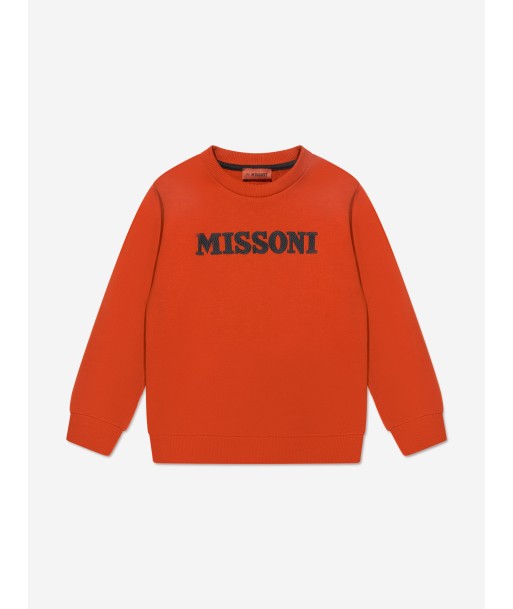 Missoni Boys Logo Sweatshirt in Brown à prix réduit toute l'année