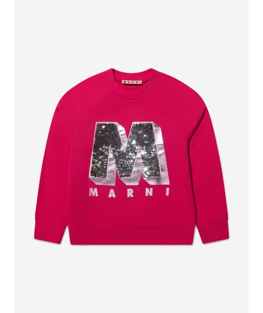 MARNI Girls Large Logo Sweatshirt store