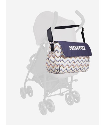 Missoni Baby Boys Zig Zag Changing Bag in Blue Pour