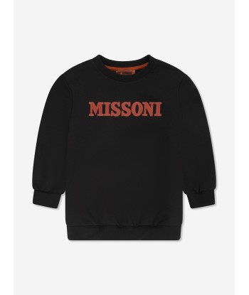 Missoni Boys Logo Sweatshirt in Black de technologie