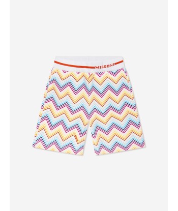 Missoni Girls Zig Zag Jersey Shorts in Multicolour Comparez et commandez 