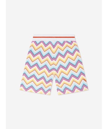 Missoni Girls Zig Zag Jersey Shorts in Multicolour Comparez et commandez 