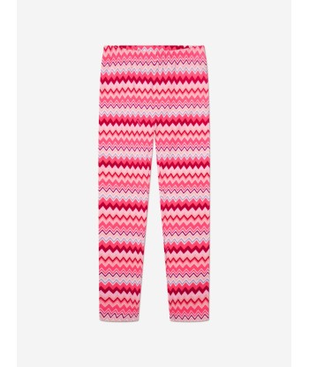 Missoni Girls Zig Zag Leggings in Pink des créatures d'habitude