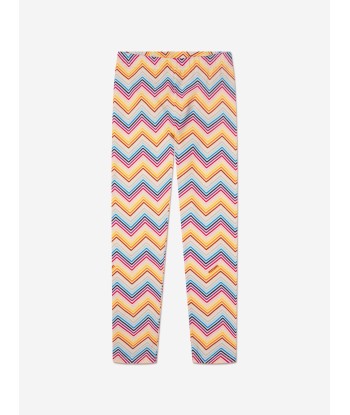 Missoni Girls Zig Zag Leggings in Multicolour Fin de série