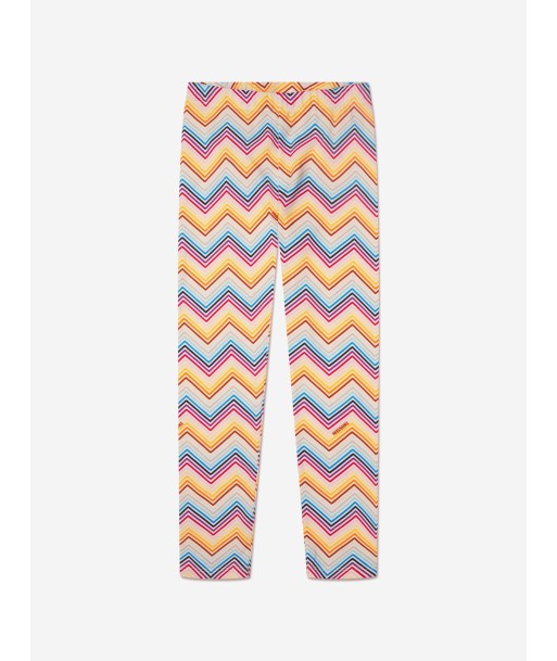 Missoni Girls Zig Zag Leggings in Multicolour Fin de série