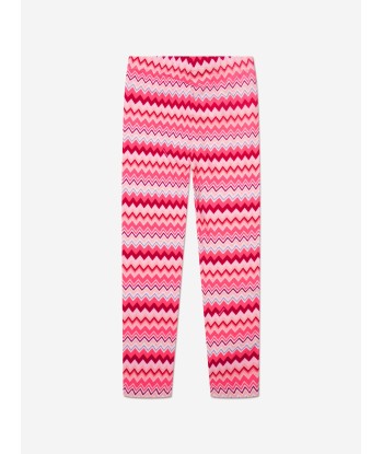 Missoni Girls Zig Zag Leggings in Pink des créatures d'habitude