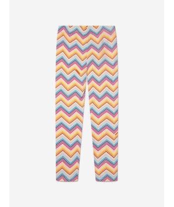 Missoni Girls Zig Zag Leggings in Multicolour Fin de série