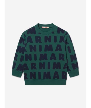 MARNI Boys All Over Logo Print Sweatshirt acheter