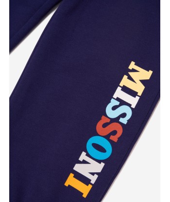 Missoni Boys Logo Joggers in Blue ou a consommer sur place