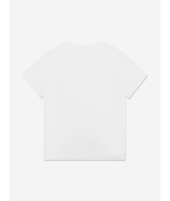 Missoni Boys Zig Zag T-Shirt in White paiement sécurisé