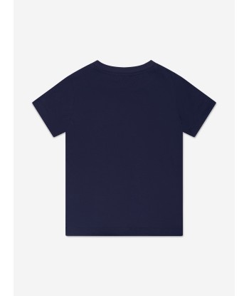 Missoni Boys Logo T-Shirt in Blue en ligne des produits 