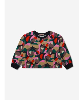 MARNI Girls Floral Patterned Sweatshirt hantent personnes