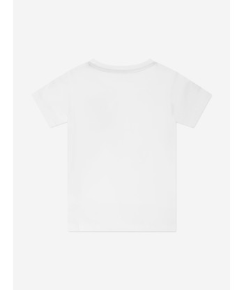 Missoni Boys Logo Pocket T-Shirt in White vente chaude votre 