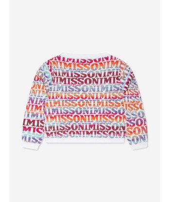 Missoni Girls Logo Knitted Jumper in Multicolour prix pour 