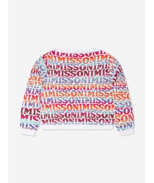 Missoni Girls Logo Knitted Jumper in Multicolour prix pour 