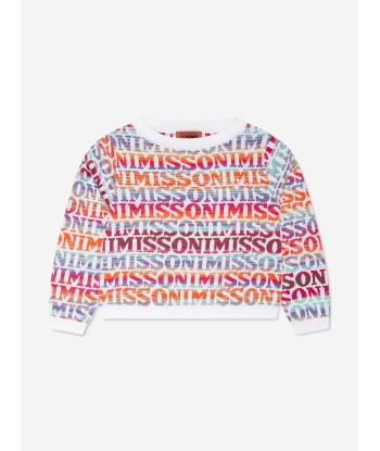 Missoni Girls Logo Knitted Jumper in Multicolour prix pour 