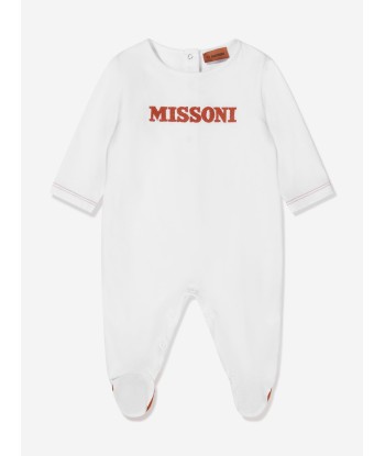 Missoni Baby Logo Babygrow Gift Set in White Vous souhaitez 