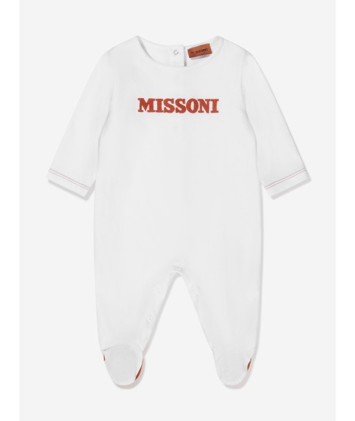 Missoni Baby Logo Babygrow Gift Set in White Vous souhaitez 