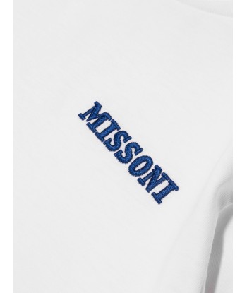 Missoni Boys Logo T-Shirt in White En savoir plus