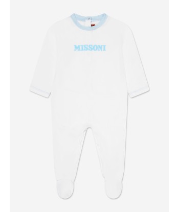 Missoni Baby Boys Logo Babygrow Gift Set in White Toutes les collections ici