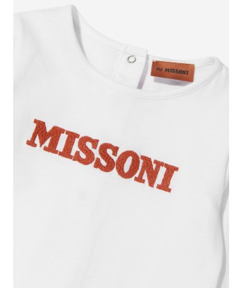 Missoni Baby Logo Babygrow Gift Set in White Vous souhaitez 