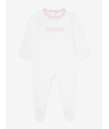 Missoni Baby Girls Logo Babygrow Gift Set in White Economisez 