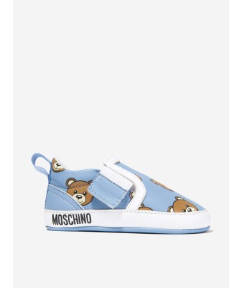 Moschino Baby Boys Leather Bear Slip On Trainers pas cheres