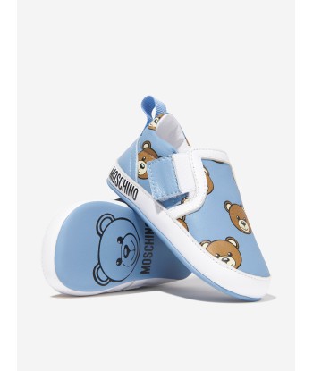 Moschino Baby Boys Leather Bear Slip On Trainers pas cheres