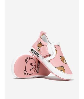 Moschino Baby Boys Leather Bear Slip On Trainers shop