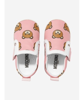 Moschino Baby Boys Leather Bear Slip On Trainers shop