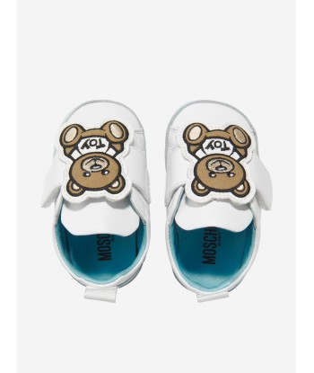 Moschino Baby Boys Leather Teddy Bear Trainers hantent personnes