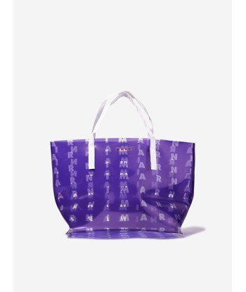 MARNI Girls Tote Bag in Blue livraison et retour toujours gratuits