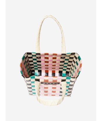 MARNI Girls Basket Handbag in Ivory vente chaude votre 