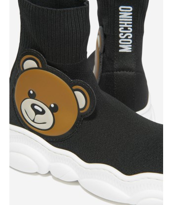 Moschino Kids Teddy Patch High Top Sock Trainers du meilleur 