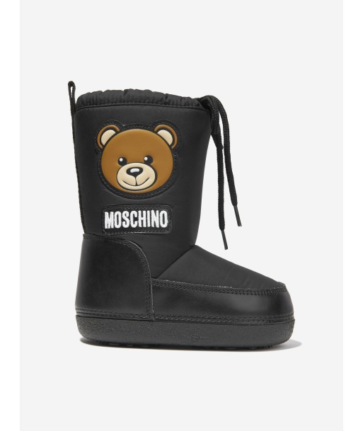 Moschino Kids Teddy Bear Snow Boots le des métaux précieux