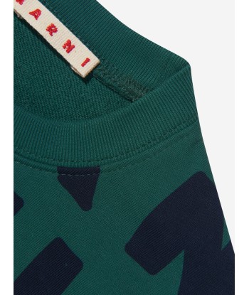 MARNI Boys All Over Logo Print Sweatshirt acheter