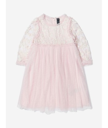 Needle & Thread Girls Lilybelle Long Sleeve Tulle Dress une grave pollution 