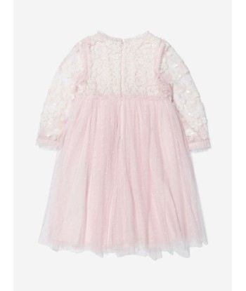 Needle & Thread Girls Lilybelle Long Sleeve Tulle Dress une grave pollution 