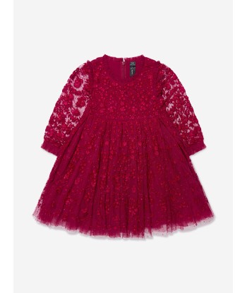 Needle & Thread Girls Olivia Ditsy Dress In Red chez Cornerstreet bien 