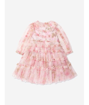 Needle & Thread Girls Rose Bluebell Dress In Pink le des métaux précieux